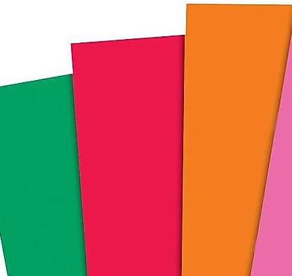 Staples Brights Multipurpose Paper 8.5 x 11 Inch 24 lb Assorted Color Sheets, 500 Ream
