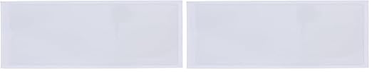 Really Good Stuff 12PK Desktop Helper 12? Self-Adhesive Vinyl Sleeves (Pack of 2)