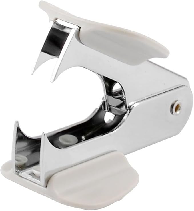 2Pcs White Steel Pine Style Staple Remover for 24/6 26/6 Staple Removers White Staples Stapler Remover Office and School Supplies Staplers and Punches