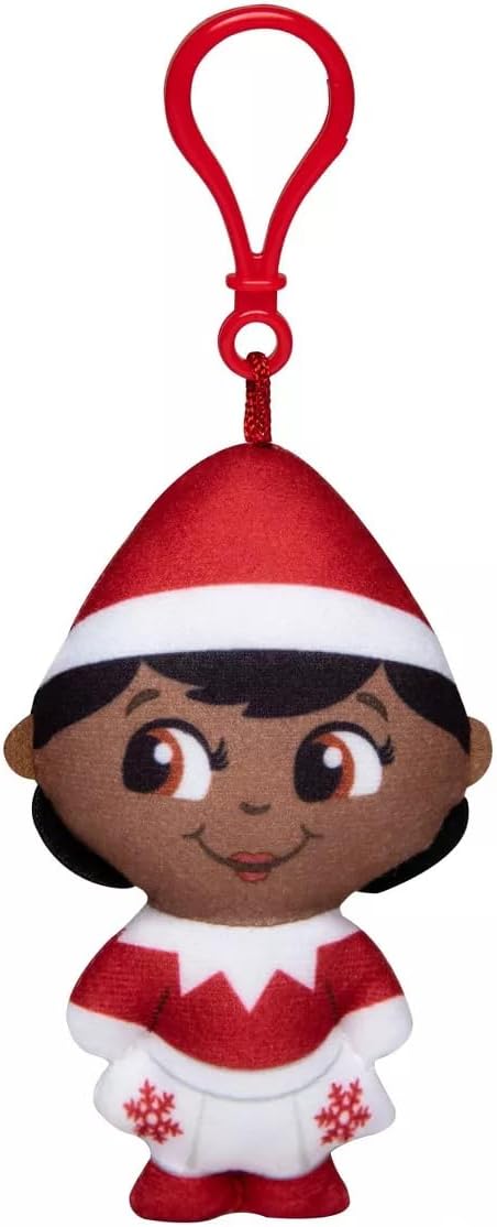 The Elf on the Shelf - Plushee Pals Mini Clip-on: Girl Dark