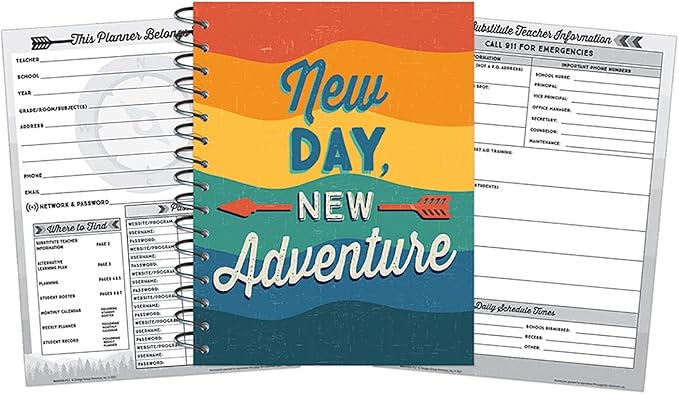 Eureka Adventurer Lesson Plan Spiral Bound Book