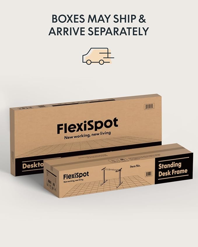 FLEXISPOT 71x32 Inch Electric Large Standing Desk for Home & Office, Spacious Splice Board Desk with Cable Management & Organizer, Cup Holder & Hook, White