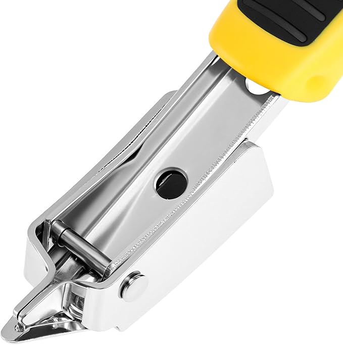 QWORK Heavy Duty Staple Remover Staple Puller Tool, 2 Pack Upholstery Staple Remover with Stainless Steel Tip for Furniture Carpet Cartons Wood Boxes Frames Floors