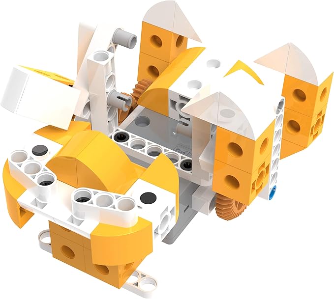 Thames & Kosmos Kids First Robot Pet Shop: Owls, French Bulldogs, Sloths & More! STEM Experiment Kit for Young Engineers | Build 8 Motorized Robots of Cute Animals | Play & Learn with Storybook Manual