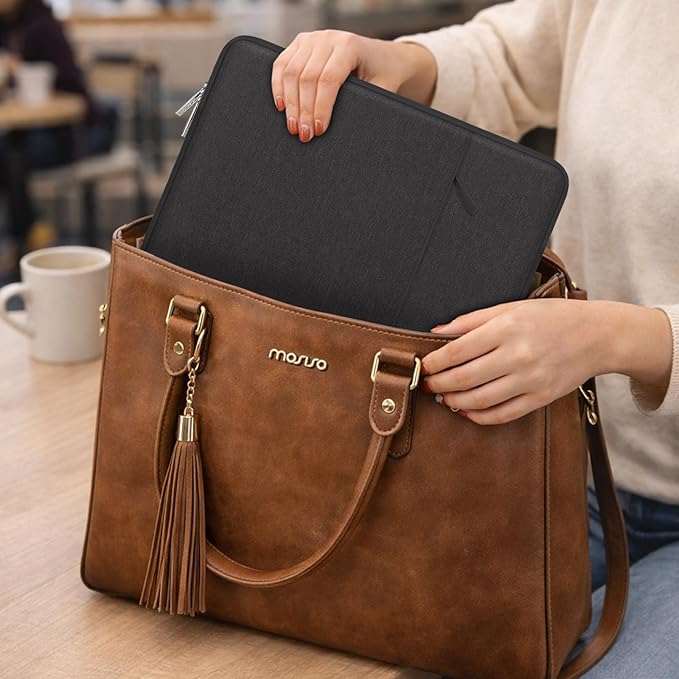 MOSISO Laptop Case 13 inch, 13 inch Laptop Sleeve Compatible with MacBook Air M4 M3 M2 M1 2025-2018 / Pro M2 M1 2025-2016, Polyester Vertical Computer Sleeve Bag with Pocket, Black