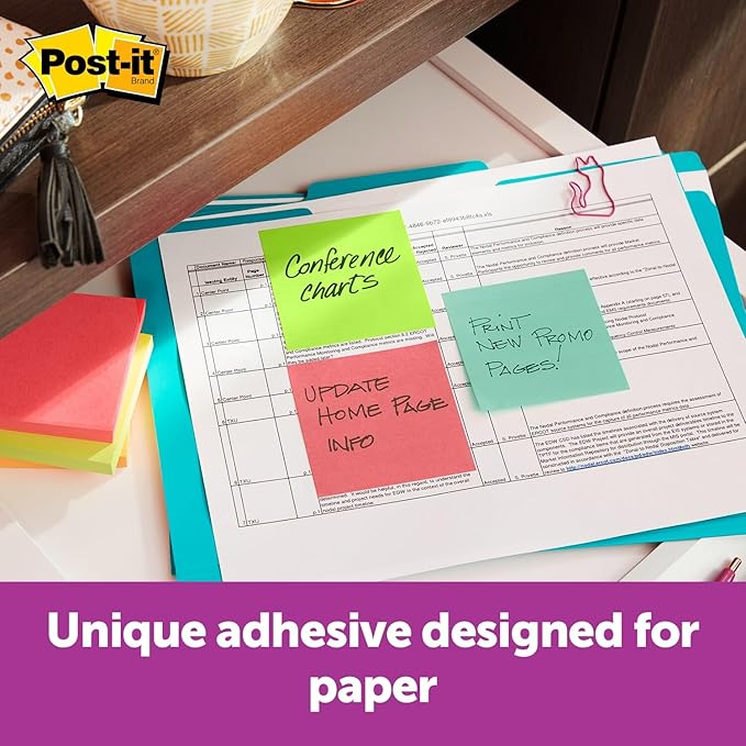 Post-it Pop-up Note and Flag Dispenser, Designer Series for 3x3 in Pop-up Style Notes and Flags (DS100) (Pack of 6)