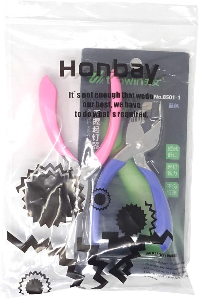 Honbay 2PCS Handheld Staple Removers Staple Removal Tool, Comfortable to Use, No Paper Damage