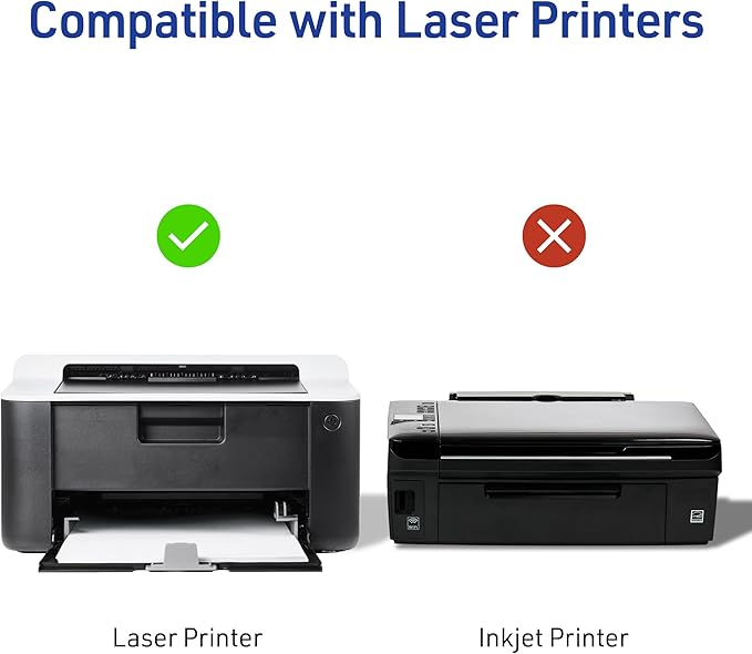 Avery Shipping Address Labels, Laser Printers, 5,000 Labels, 2x4 Labels, Permanent Adhesive, TrueBlock (95910)