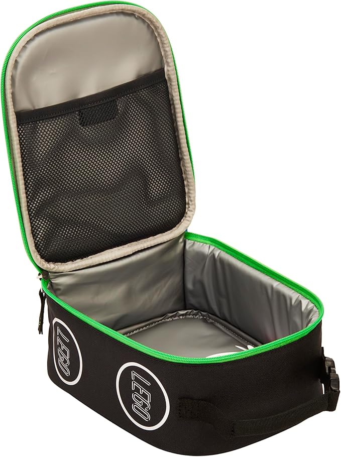 LEGO NINJAGO Lunch Box, Insulated Soft Reusable Lunch Bag Meal Container for Boys and Girls, Perfect for School, or Travel, Meal Tote to Keep Food and Drinks Cold, Hero Green