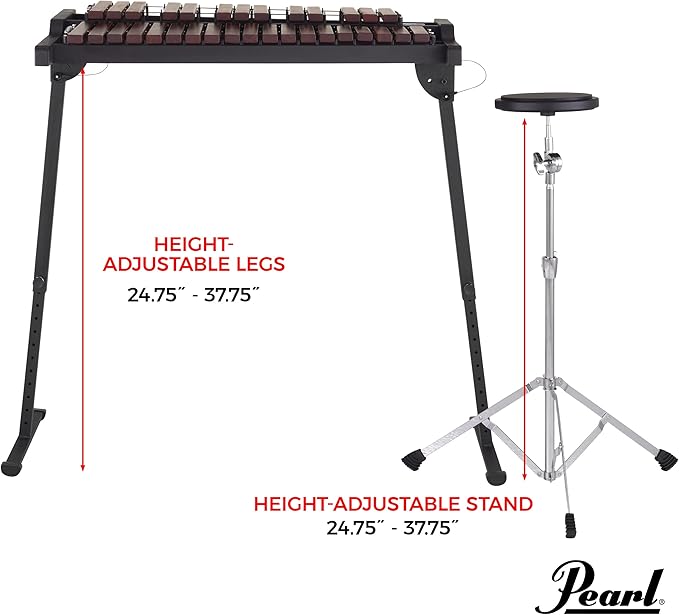 Pearl Xylophone Student Ed Kit 2.5 Octave with Rolling Cart (PX905C)