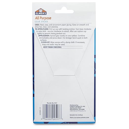 Elmer's All Purpose Glue Sticks,Washable & Non-Toxic,Clear,22 Grams,- Classroom,Household,Craft Projects,Poster,Vision Board,#1 Teacher Brand,12 Count (Pack of 8)