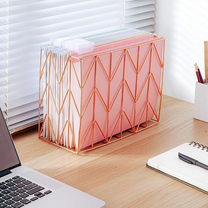 Y YOMA 48 Pack Colored Hanging File Folders Letter Size Decorative Hanging Folder Cute Pretty File Folder for Filing Cabinet Drawer Office Home with 1/5-Cut Adjustable Tabs, Soft Color