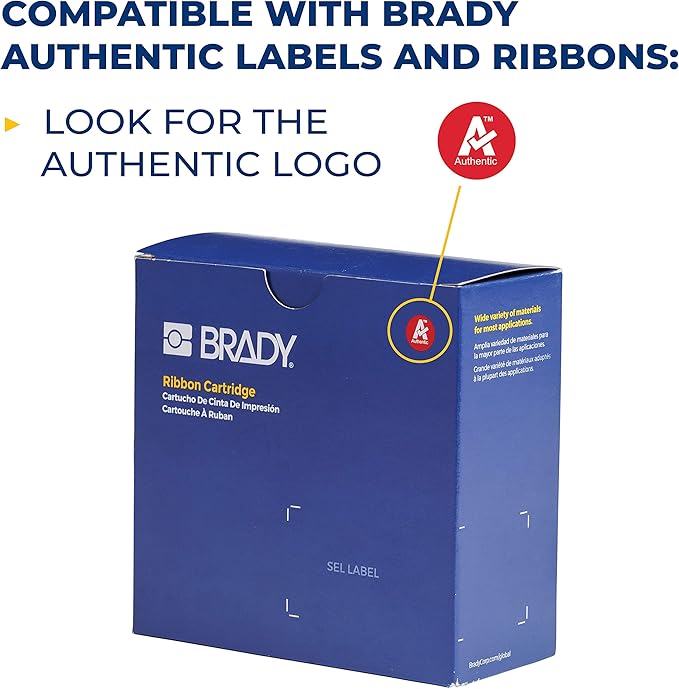 Brady M610 Handheld Label Maker. Durability Meets The widest Range of Data Entry Options., Yellow, Gray Large