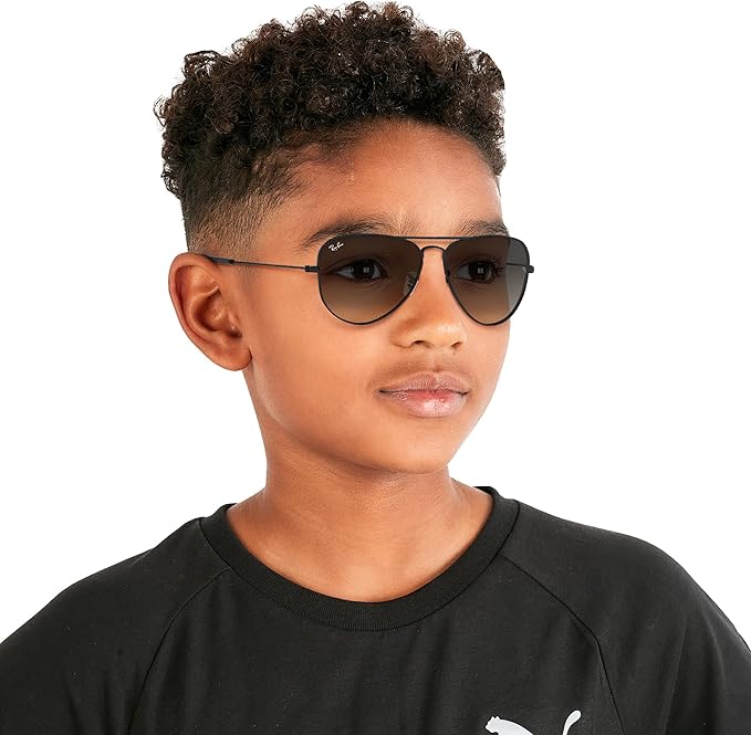 Ray-Ban Junior Kids' Rj9506s Metal Aviator Sunglasses
