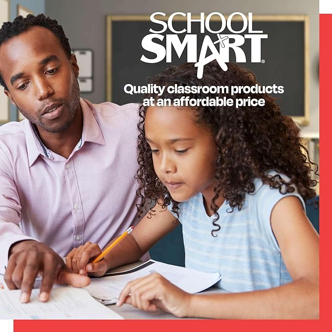 School Smart-85337 Chart Tablet, 24 x 16 Inches, 1-1/2 Inch Skip Line, 25 Sheets - White (Pack of 4)