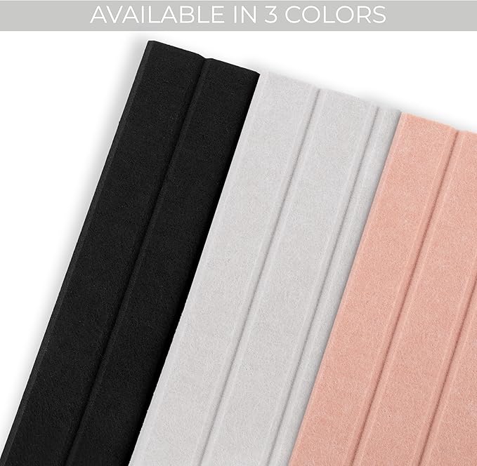 Large Arched Felt Bulletin Board - Stylish Perfectly Sized 35" x 24" Cork Board Alternative for Office & Wall Decor – 6 Customizable Adhesive Tiles with Pins are Perfect to Display Your Photos