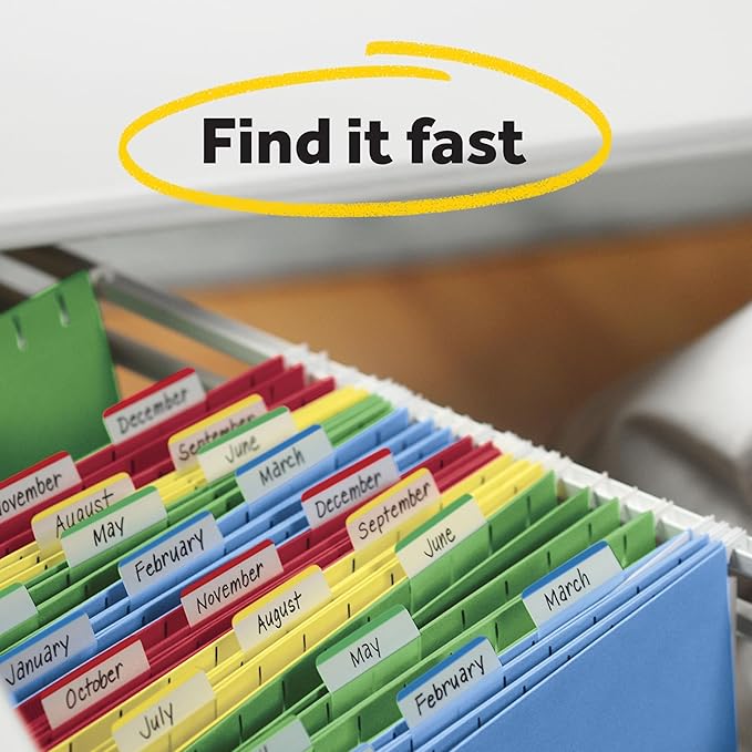 Post-it Tabs, .625 in Solid, Aqua, Yellow, Pink, Violet, 10/Color, 40/Dispenser (676-AYPV)