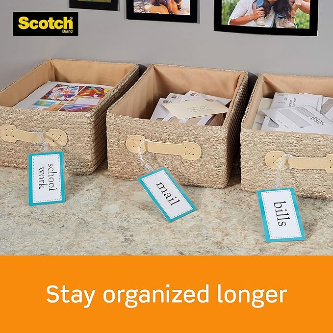Scotch Thermal Laminating Pouches, 100 Count, Clear, 5 mil., Laminate Business Cards, Banners and Essays, Ideal Office or School Supplies, ID Card Sized (2.4 in. × 4.2 in.) Paper