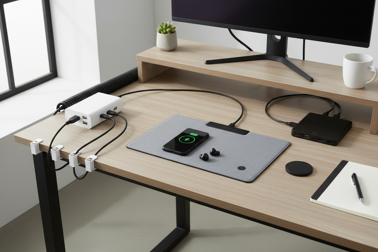 Charging & Cable Solutions for Organized Workspaces