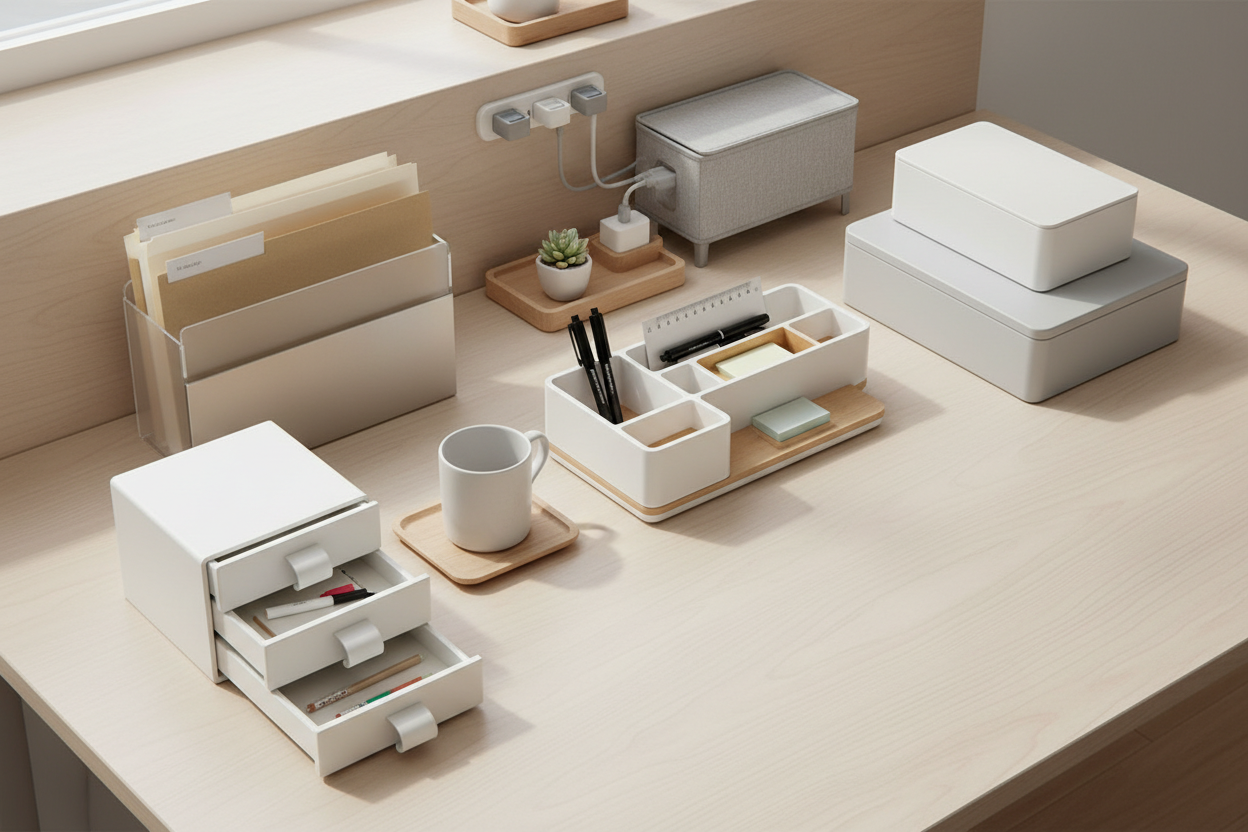 Desktop Storage Solutions for a Clean and Organized Workspace