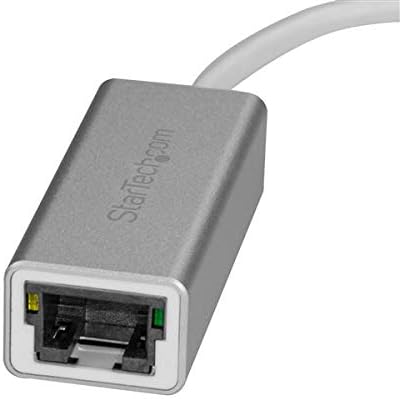 StarTech.com USB-C to Gigabit Ethernet Adapter - Aluminum - Thunderbolt 3 Port Compatible - USB Type C Network Adapter (US1GC30A)