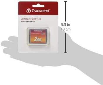 Transcend 2GB CF133, CompactFlash Memory Card, SLR Camera Card, MLC - TS2GCF133