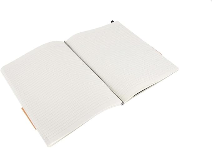 Moleskine. Notizbuch liniert Xlarge: Mit Falttasche für Notizen. Gummiband-Verschluß