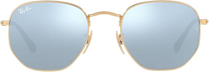 Ray-Ban unisex-adult Rb3548n Hexagonal Flat Lens Hexagonal Sunglasses