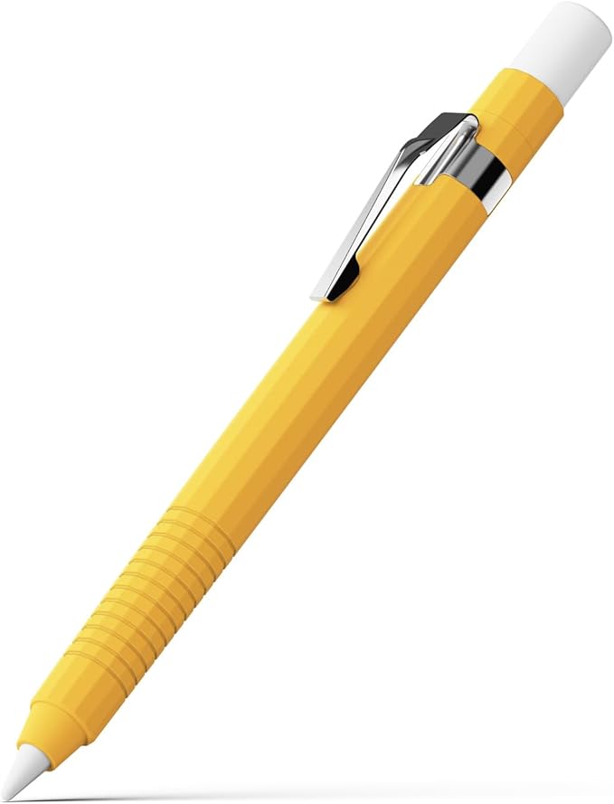 Ringke Silicone Drafting Pencil Case Compatible with Apple Pencil 2nd Generation and Apple Pencil Pro Case, Perfect Grip Silicone Protective Cover Sleeve Accessories - Yellow
