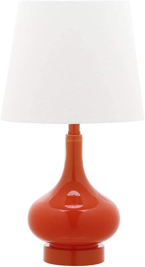 Safavieh Kids Lighting Collection Amy Orange Gourd 18-inch Bedroom Living Room Home Office Desk Nightstand Table Lamp (LED Bulb Included)