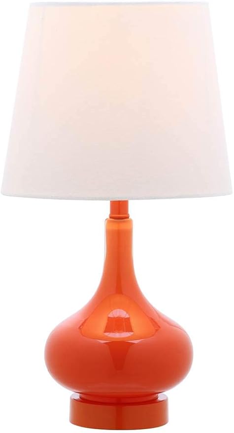 Safavieh Kids Lighting Collection Amy Orange Gourd 18-inch Bedroom Living Room Home Office Desk Nightstand Table Lamp (LED Bulb Included)