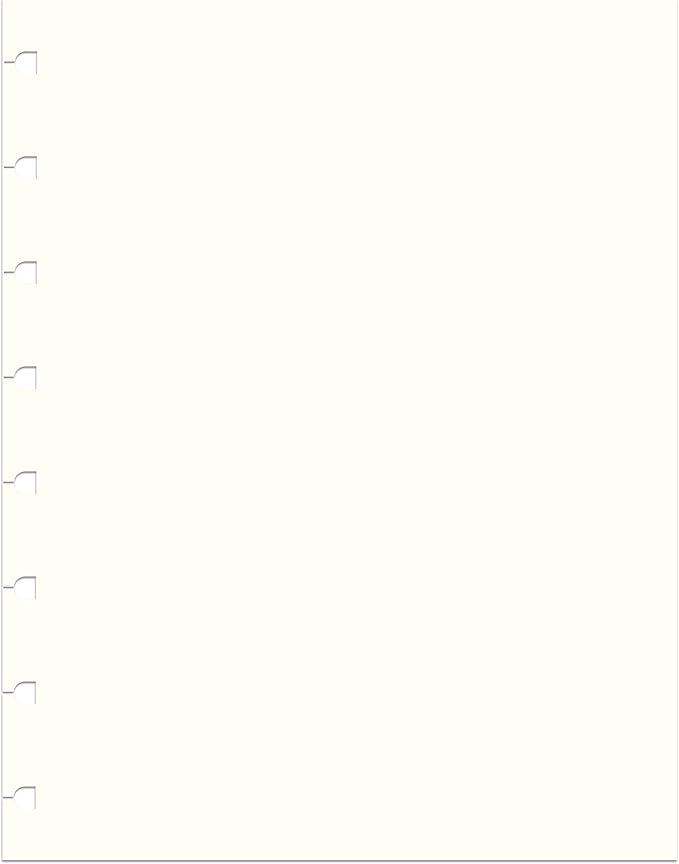 Filofax Notebooks A5 Plain Journal Refill, Movable, 8 1/4 x 5 13/16 inches, 32 Cream Sheets Fits Filofax Refillable A5 Journals (B152451U)