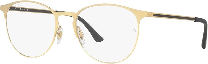 Ray-Ban Unisex Rx6375 Round Prescription Eyeglass Frames