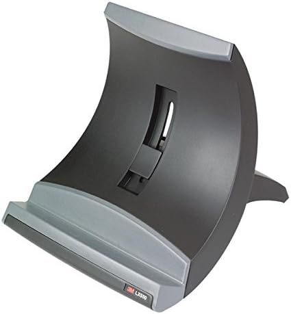 3M LX550 Notebook Stand - 8.8 inch Height x 7.8 inch Width x 6.4 inch Depth - Silver, Black