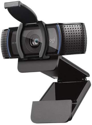 Logitech C920S HD Pro Webcam with Privacy Shutter Bundle with 4-Port 3.0 USB Hub (2 Items)