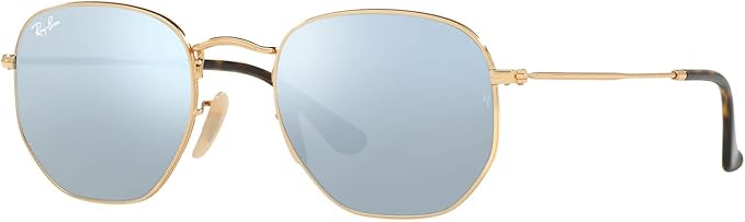 Ray-Ban unisex-adult Rb3548n Hexagonal Flat Lens Hexagonal Sunglasses