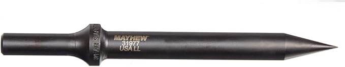 Mayhew Tools 32022 Pneumatic Taper Punch Set, Black Oxide Finish, 5-Piece