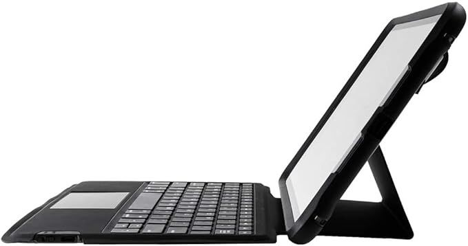 OtterBox UnlimitEd SERIES Case with Keyboard Folio + Screen Protector for iPad 7th, 8th & 9th Gen (10.2" Display - 2019, 2020 & 2021 version) - Non-retail/Ships in Polybag - Clear/Black