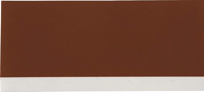 Brady Authentic (M21-500-595-BR) All-Weather Vinyl Label for Indoor/Outdoor ID, Lab and Equipment Labeling, White on Brown- ForM210, M210-LAB, M211, BMP21-PLUS and BMP21-LAB Printers, .5" W, 21' L
