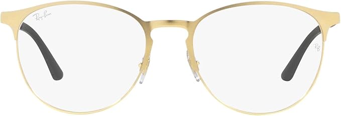 Ray-Ban Unisex Rx6375 Round Prescription Eyeglass Frames