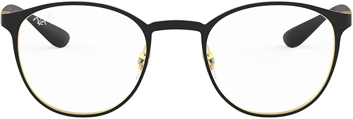Ray-Ban Unisex Rx6355 Round Prescription Eyeglass Frames