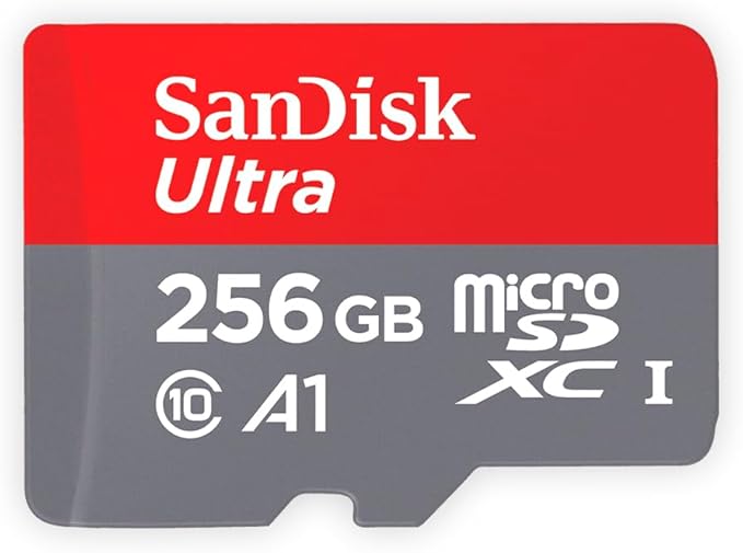 SanDisk Ultra 256GB microSDXC UHS-I, 150MB/s R, Memory Card, 10 Y Warranty, for Smartphones