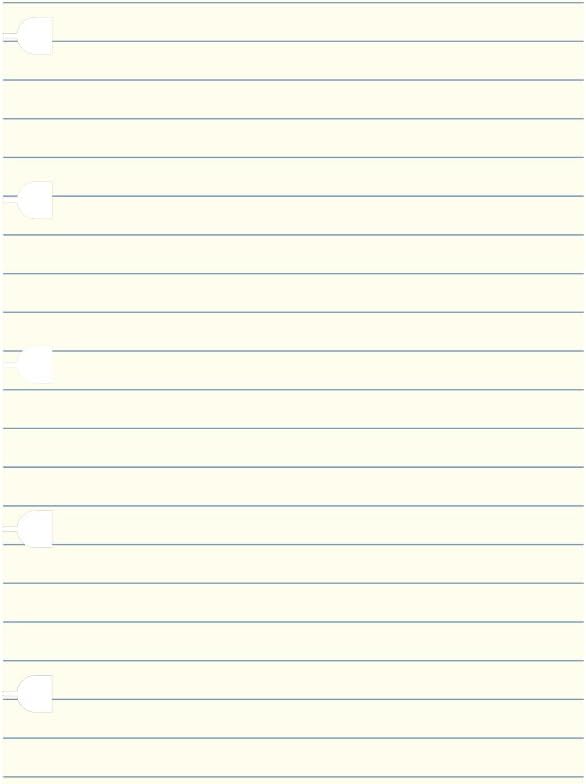Filofax Notebook Ruled Refill (B122008U)