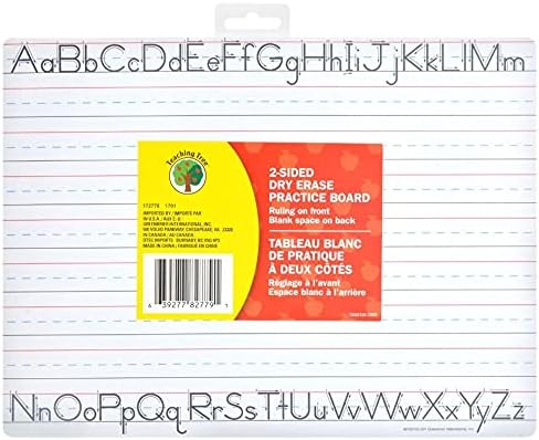 LDY Teaching Tree 2-Sided Dry Erase Board Alphabet Practice Pre-K Back to School Resources Scholastic Teacher's Classroom Elementary Kindergarten Double MEGA Bundle RENGISED