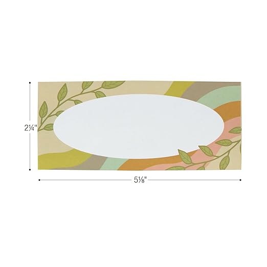 Really Good Stuff EZ Stick Boho Nameplates -Set of 24