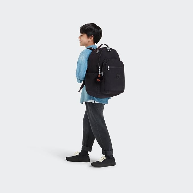 Kipling Women's Seoul 15" Laptop Backpack, Durable, Roomy with Padded Shoulder Straps, Built-In Protective Sleeve