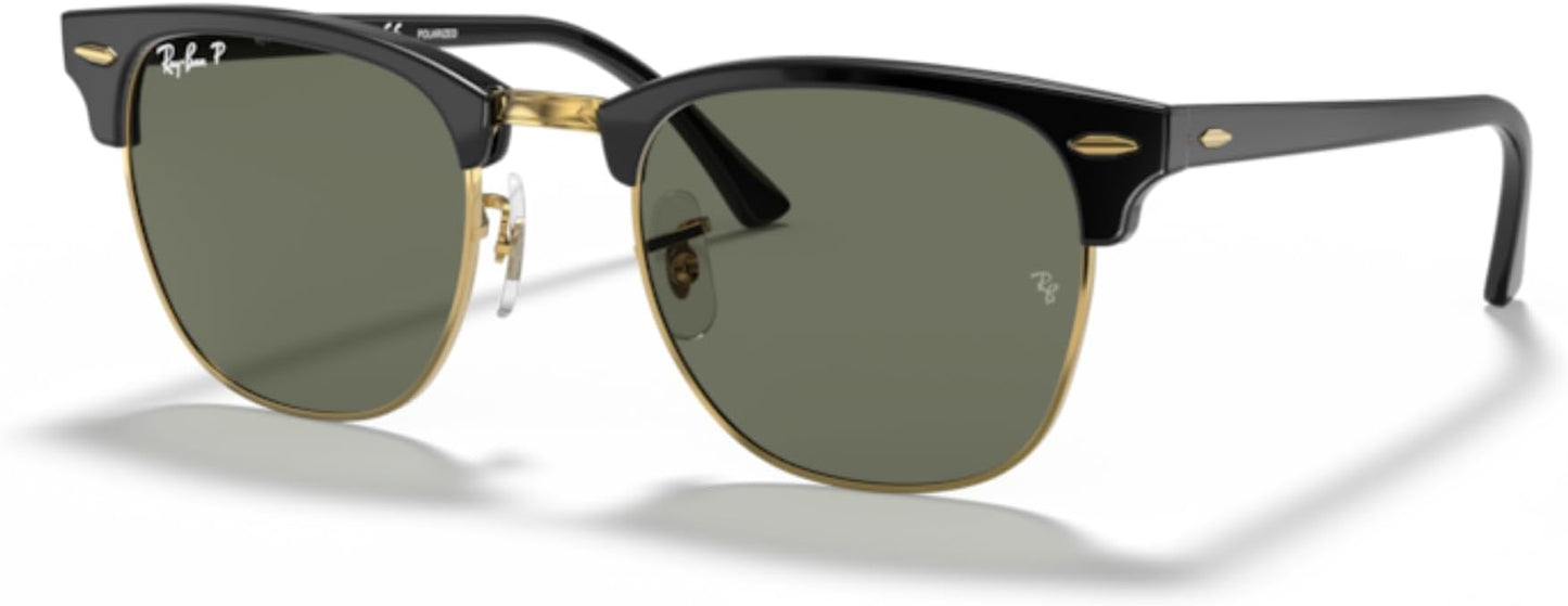 Ray-Ban RB3016 CLUBMASTER Sunglasses For Men For Women +BUNDLE with ACCESSORY EYEWEAR KIT