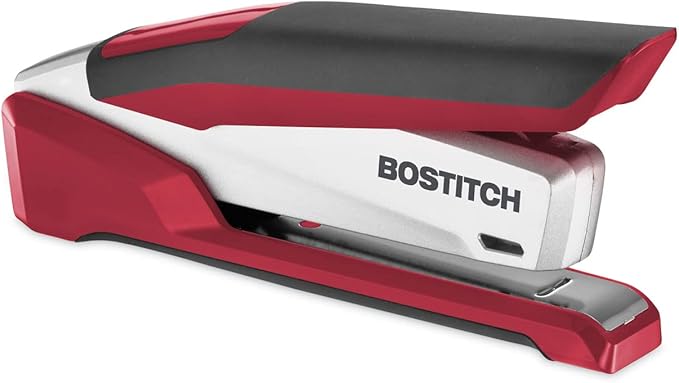 PaperPro-Bostitch 1117 inPOWER Premium Stapler, 28-Sheet Capacity, Red/Silver