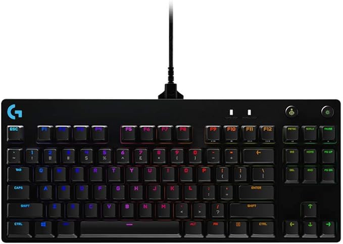 Logitech G PRO Mechanical Gaming Keyboard + G502 Hero Wired Gaming Mouse Bundle - Black