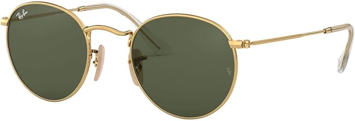 Ray-Ban Unisex Rb3447n Round Flat Lens Round Sunglasses